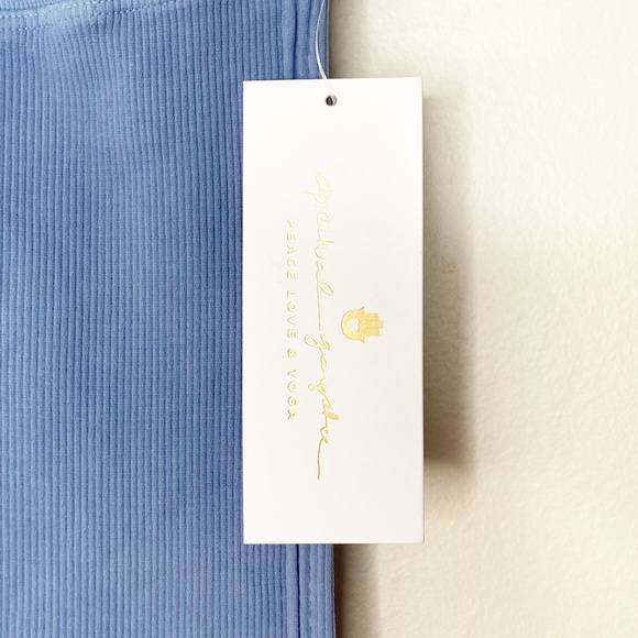 SOLD Spiritual Gangster Self Love Blue Tie Dye Leggings - Picture 7 of 8